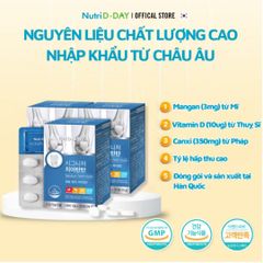 Viên Uống Bổ Sung Canxi Hữu Cơ Nutri D-DAY Hàn Quốc - Hỗ Trợ Sức Khỏe Xương Khớp & Phát Triển Chiều Cao Cho Trẻ Em