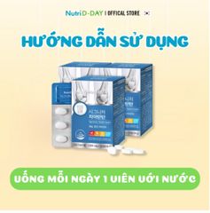 Viên Uống Bổ Sung Canxi Hữu Cơ Nutri D-DAY Hàn Quốc - Hỗ Trợ Sức Khỏe Xương Khớp & Phát Triển Chiều Cao Cho Trẻ Em