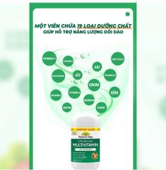 Viên Uống Multivitamin Hàng Ngày Nature’s Way - Bổ Sung Vitamin và Khoáng Chất Toàn Diện, Hỗ Trợ Năng Lượng và Miễn Dịch