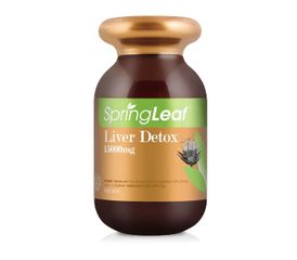 Viên Uống Thải Độc Gan SpringLeaf Liver Detox 15000mg - Bảo Vệ Gan, Hỗ Trợ Tiêu Hóa, 120 Viên Hữu Cơ Từ Úc