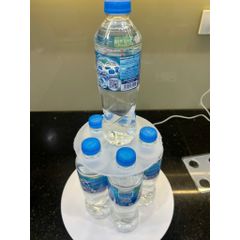Tháp Nước Mica Tâm An Trong Suốt 2 và 3 Tầng - Bày Chai Nước Đi Lễ Chùa, Bày Lễ Gia Tiên Decorative Fountain