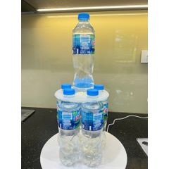 Tháp Nước Mica Tâm An Trong Suốt 2 và 3 Tầng - Bày Chai Nước Đi Lễ Chùa, Bày Lễ Gia Tiên Decorative Fountain
