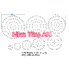 Tháp Nước 9 Tầng Vuông Cao Cấp - Đồ Lễ Tâm Linh Đi Chùa, Đền, Phủ - Dễ Dàng Tháo Rời, Di Chuyển, Đựng Nước Trà Mật Ong