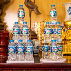 Đế Tháp Nước Mica 3 Tầng - Thiết Kế Phong Thủy Đặt Bàn Thờ Gia Tiên, Chùa, Điện Thờ Sang Trọng, Tinh Tế