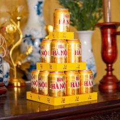 Tháp Bia Nước Ngọt 3 Tầng Vuông/Tròn Bằng Thép Sơn Vàng Cao Cấp - Đồ Cúng Dường Sang Trọng Cho Bàn Thờ Và Chùa