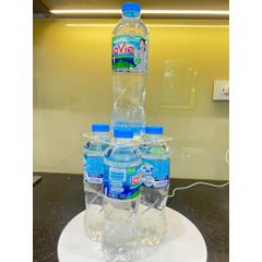 Tháp Bày Nước Mica 2 Tầng & 3 Tầng Vuông/Tròn - Trang Trí Bàn Thờ Gia Tiên, Thần Tài, Đi Chùa, Lễ Hội