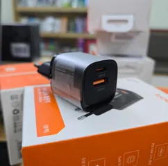 Củ Sạc Nhanh Toocki GaN 33W - 2 Cổng USB-C + USB-A, Sạc An Toàn, Nhỏ Gọn, Tương Thích iPhone/Android