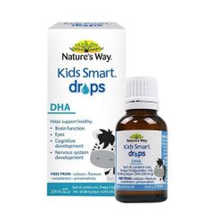 Nature's Way Kids Smart DHA Drops 20ml - Bổ Sung DHA EPA Tốt Cho Não Bộ Và Mắt - Thực Phẩm Chức Năng Cho Trẻ Em