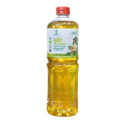 Giấm Mật Hoa Dừa Hữu Cơ Sokfarm 1 Lít - Giấm Cay Tự Nhiên, Không Biến Đổi Gen, Thơm Ngon Đặc Trưng Hương Dừa