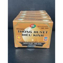 Viên Uống Thông Huyết Điều Kinh Hồng Phúc - Hỗ Trợ Tiêu Hóa, Giảm Đau Kinh Nguyệt, Hộp 2 Vỉ x 10 Viên Tiện Lợi