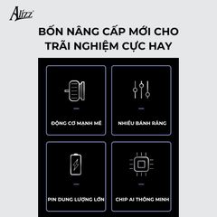 Máy Massage Cầm Tay ALIZZ AL-13945, 32 Chế Độ Thư Giãn, Dung Lượng Pin Cao, Tiếng Ồn Thấp, Thiết Kế Tiện Lợi, Chất Lượng Cao