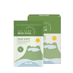 Mặt Nạ Dưỡng Ẩm The Pure Jeju Cica Prettyskin - Chăm Sóc Da Khỏe Mạnh, Giảm Viêm, Cung Cấp Độ Ẩm Nhanh Chóng