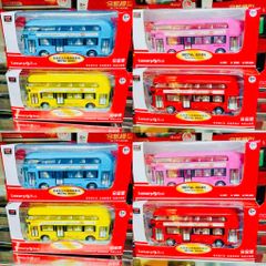 Mô Hình Xe Ô Tô Bus 2 Tầng Hợp Kim Mã 6008 Có Đèn Âm Thanh - Đồ Chơi Giáo Dục Cho Trẻ Em Từ 3 Tuổi.