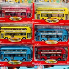 Mô Hình Xe Ô Tô Bus 2 Tầng Hợp Kim Mã 6008 Có Đèn Âm Thanh - Đồ Chơi Giáo Dục Cho Trẻ Em Từ 3 Tuổi.