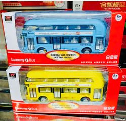 Mô Hình Xe Ô Tô Bus 2 Tầng Hợp Kim Mã 6008 Có Đèn Âm Thanh - Đồ Chơi Giáo Dục Cho Trẻ Em Từ 3 Tuổi.