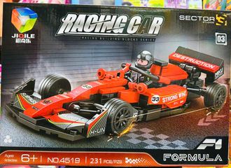 JIQILE 4519-03 Đồ chơi xây dựng, đồ chơi lắp ráp mô hình xe ô tô đua công thức 1 racing car formula F1