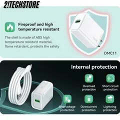 Củ sạc Hoco DMC11 22.5W sạc nhanh siêu tốc, Phù Hợp dòng điện thoại Android