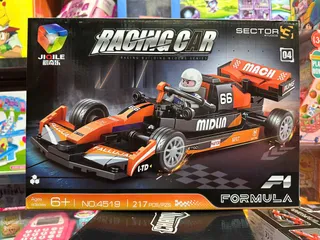 JIQILE 4519-04 Đồ chơi xây dựng, đồ chơi lắp ráp mô hình xe ô tô đua công thức 1 racing car formula F1