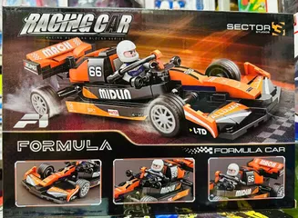 JIQILE 4519-04 Đồ chơi xây dựng, đồ chơi lắp ráp mô hình xe ô tô đua công thức 1 racing car formula F1