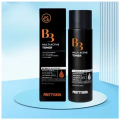 Toner Hỗ trợ Cấp ẩm Làm dịu da Prettyskin B3 Multi Active - Nước Hoa Hồng Dưỡng Sáng, Kiểm Soát Dầu và Làm Thoáng Lỗ Chân Lông (205ml)