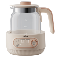 Máy hâm sữa tiệt trùng Bear WW-4H12M - Công nghệ cảm biến hồng ngoại, điều chỉnh nhiệt độ từ 35°C đến 95°C, sử dụng dễ dàng, dung tích 1.2L