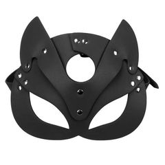 Mặt Nạ Cáo Cosplay Hóa Trang Đen - Đồ Hóa Trang Nữ Chất Liệu Da PU Cho Các Cặp Đôi Ẩn Dụ Hấp Dẫn