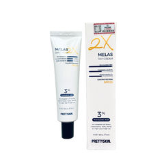 Kem Dưỡng Ban Ngày Melas 2X Cream PrettySkin (50ml) - Dưỡng Trắng Da, Giảm Nám Tàn Nhang, SPF35 Bảo Vệ Da khỏi Tia UV