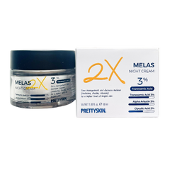 Kem Dưỡng Trắng Ban Đêm Melas 2X Cream PrettySkin 50ml - Giúp Mờ Nám, Tàn Nhang, Làm Sáng Da Hiệu Quả