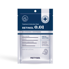 Mặt Nạ Tái Tạo Da PrettySkin Retinol 0.01 - Giúp Trẻ Hóa, Se Khít Lỗ Chân Lông và Làm Mờ Vết Nhăn - 10 Mặt Nạ Thiết Kế Thông Minh