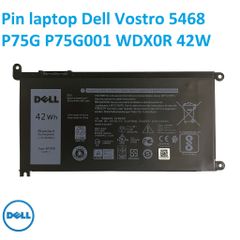 Pin Laptop Dell Vostro 5468 P75G001 WDX0R - 42wh, Chính Hãng, Màu Đen, Thay Thế Pin Inspiron 5584 3781 5485 5593 5590 5493