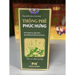 Giảm Ho Thông Phế Phúc Hưng 250ML - Hỗ Trợ Giảm Đờm và Đau Rát Họng, Sản Phẩm An Toàn Cho Trẻ Em và Người Lớn
