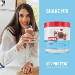 Bột uống Slimfast Original vị Chocolate hũ 364g [Hàng Mỹ]