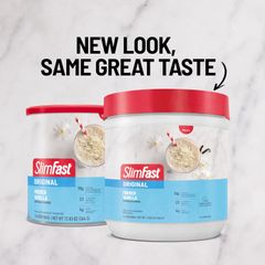 Bột uống Slimfast Original vị Vanilla hũ 364g [Hàng Mỹ]