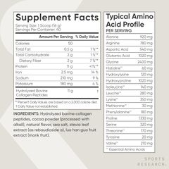 Bột uống Collagen Peptides Dark Chocolate 640g Sports Research [Hàng Mỹ]