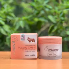 Kem Dưỡng Da Nhau Thai Cừu Careline 100ml - Cấp Ẩm, Giảm Nếp Nhăn, Dưỡng Sáng Da Cho Mọi Loại Da