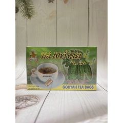 Trà Khổ Qua Hộp Vĩnh Tiến 20 Gói - Trà Thảo Mộc Tự Nhiên Giải Nhiệt, Mát Gan, Dành Cho Người Tiểu Đường
