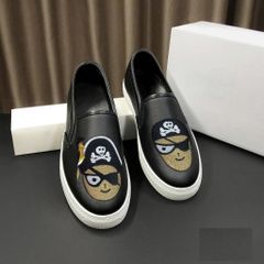 Giày Lười Nam Slip-On Hoạ Tiết Cướp Biển - Giày Đế Đúc Siêu Bền, Thời Trang Dễ Phối Đồ 322298