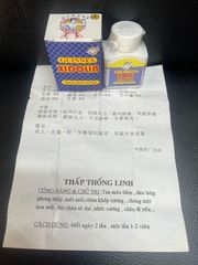 Viên Uống Thấp Thống Linh Đau Nhức Xương Khớp 20 Viên - Giải Pháp Giảm Đau, Tăng Cường Sức Khỏe Xương Khớp