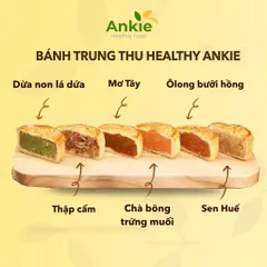 Hộp 06 bánh trung thu healthy ANKIE ít ngọt, cao cấp