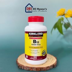 Viên bổ sung Vitamin B12 Kirkland 5000mg 300 viên – Hỗ trợ sức khỏe não bộ, cải thiện trí nhớ và giảm căng thẳng, hàng Mỹ