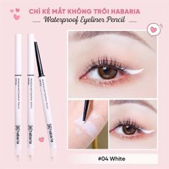 Bút Chì Sáp Kẻ Mắt Habaria - Trang Điểm Tự Nhiên, Sắc Nét, Lâu Trôi, Thương Hiệu Chất Lượng Cao
