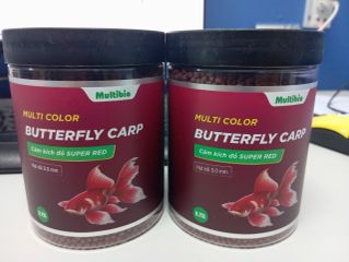 Cám Kích Đỏ Super Red 0.75L Cho Chép Sư Tử, Ranchu - Tăng Màu Sắc, An Toàn, 40% Protein, Cải Thiện Tiêu Hóa, Chất Lượng Cao