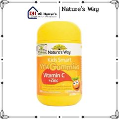 [Nhập khẩu] Viên nhai bổ sung Vitamin C và kẽm Nature's Way Kids Smart Vita Gummies Vitamin C + ZinC 60 viên - dii.