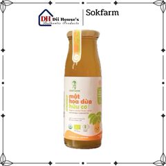 Mật hoa dừa hữu cơ Sokfarm 250g - Dùng cho bé ăn dặm, Nguyên chất, Thay thế đường, Tốt cho sức khỏe, Hỗ trợ tiểu đường.