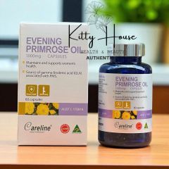 Viên uống tinh dầu hoa anh thảo Careline 1000mg - Hỗ trợ cân bằng nội tiết, đẹp da và sức khỏe tổng thể - 60 viên