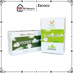 Xà Bông Dừa Escoco - Xà Bông Thiên Nhiên Dưỡng Ẩm, Kháng Khuẩn Cho Da Nhạy Cảm, Hương Thơm Tươi Mát, Sản Phẩm Thân Thiện Với Môi Trường