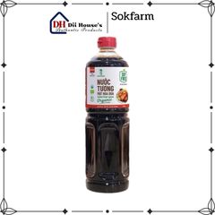 Nước Tương Mật Hoa Dừa Organic Sokfarm - Nguyên Bản, 100% Hữu Cơ, 86% Mật Hoa Dừa & Muối Biển Tự Nhiên - Tiêu Chuẩn Xuất Khẩu Mỹ, Châu Âu