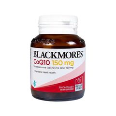 Viên uống Blackmores CoQ10 150mg - Hỗ trợ sức khỏe tim mạch và cung cấp năng lượng tự nhiên - Thực phẩm bổ sung chất lượng Úc