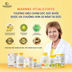 (Nội Địa) Lọ 60 Viên Uống Chống Đông Máu, Đột Quỵ Warnke Nattokinase – Nattokinase 50mg Fermentiert 2000 FU
