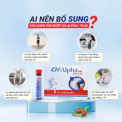 Collagen sụn khớp CH-Alpha PLUS hỗ trợ xương khớp, cung cấp dinh dưỡng cho khớp dạng nước từ Đức 30 ống*25ml